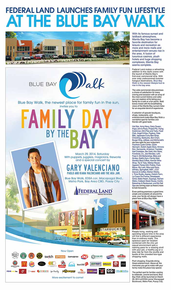 Federal Land Blue Bay Walk Family Day by the Bay