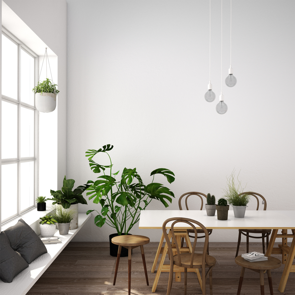 3d,Rendering,3d,Illustration,interior,Design,For,Dining,Area,Or,Working,Table