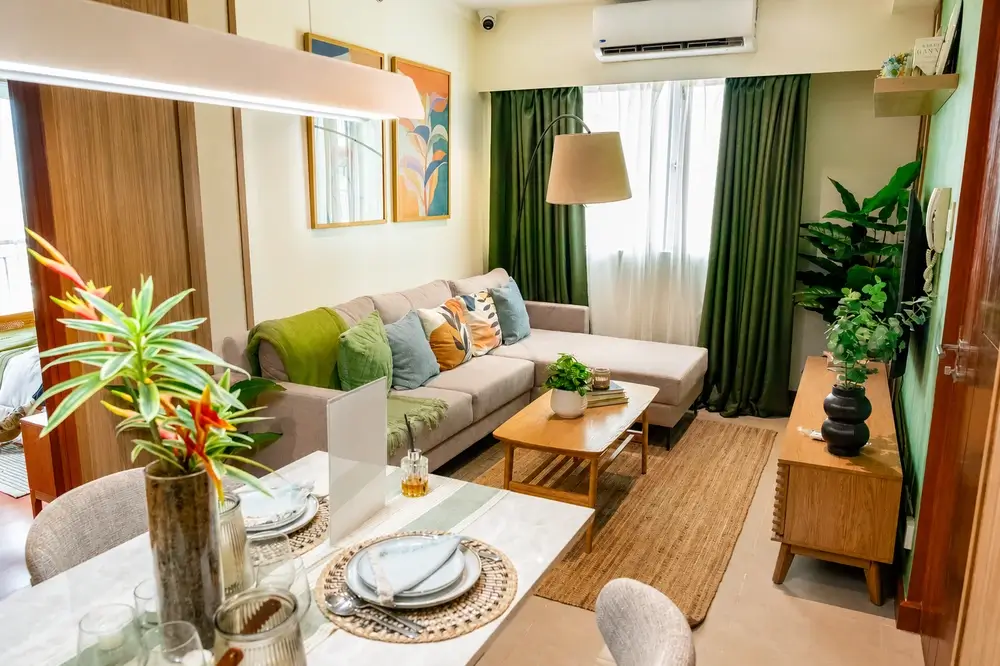 Dining and Living Room Area