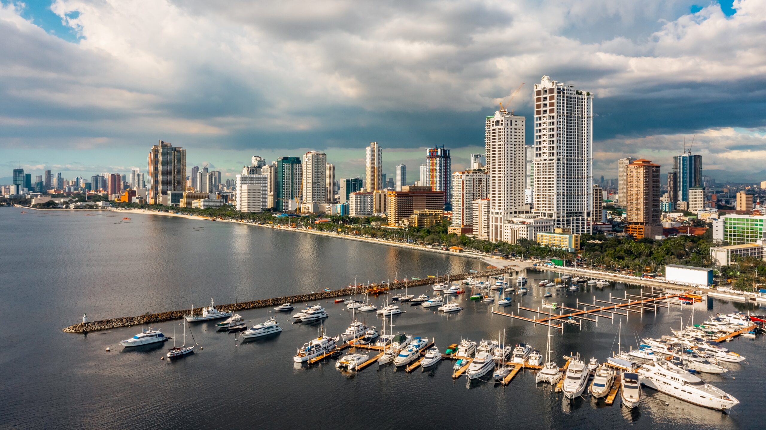 Aeirial,View,Of,Manila.,It,Is,The,Capital,Of,The