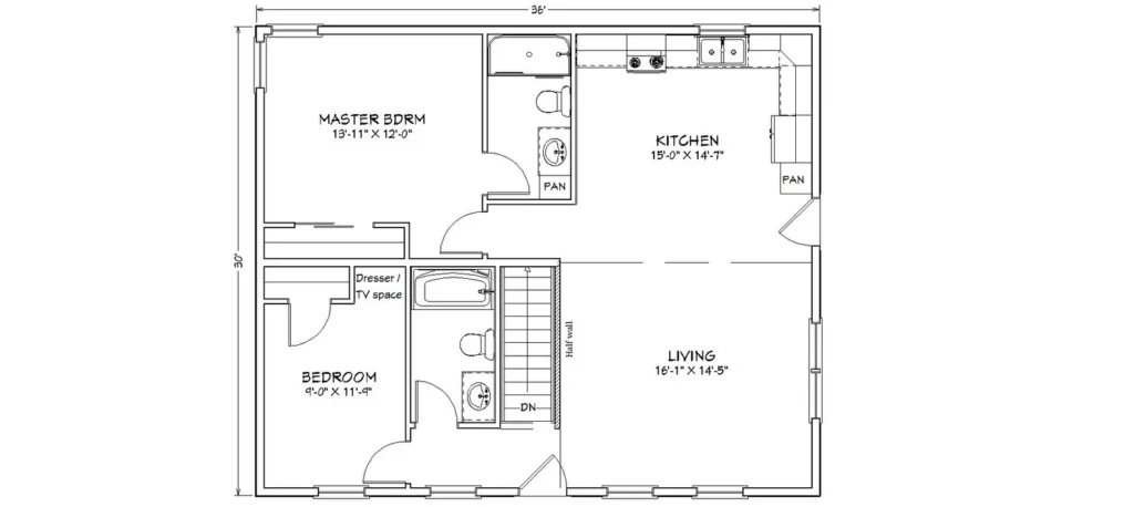 Modular floor plan