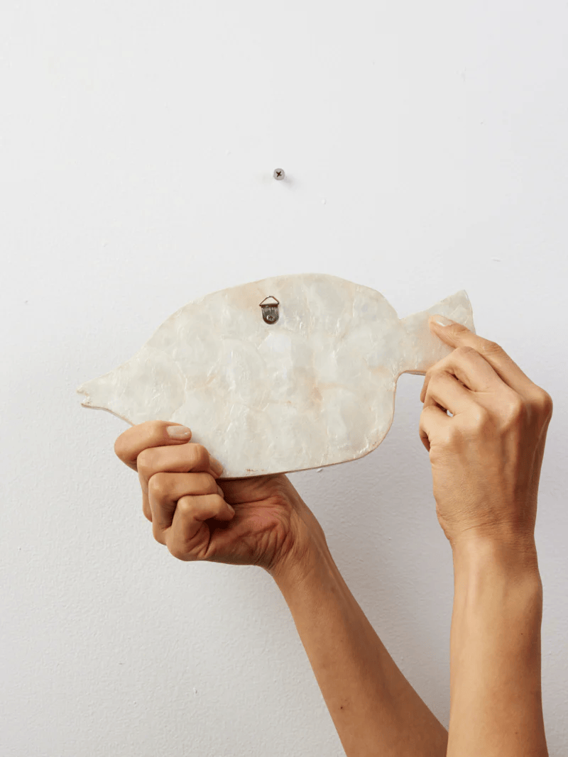 Capiz Shell Fish Wall Decor