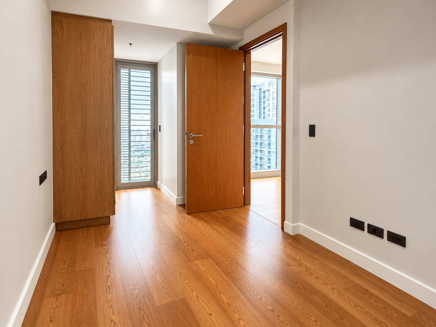 Bright Modern Apartment Hallway