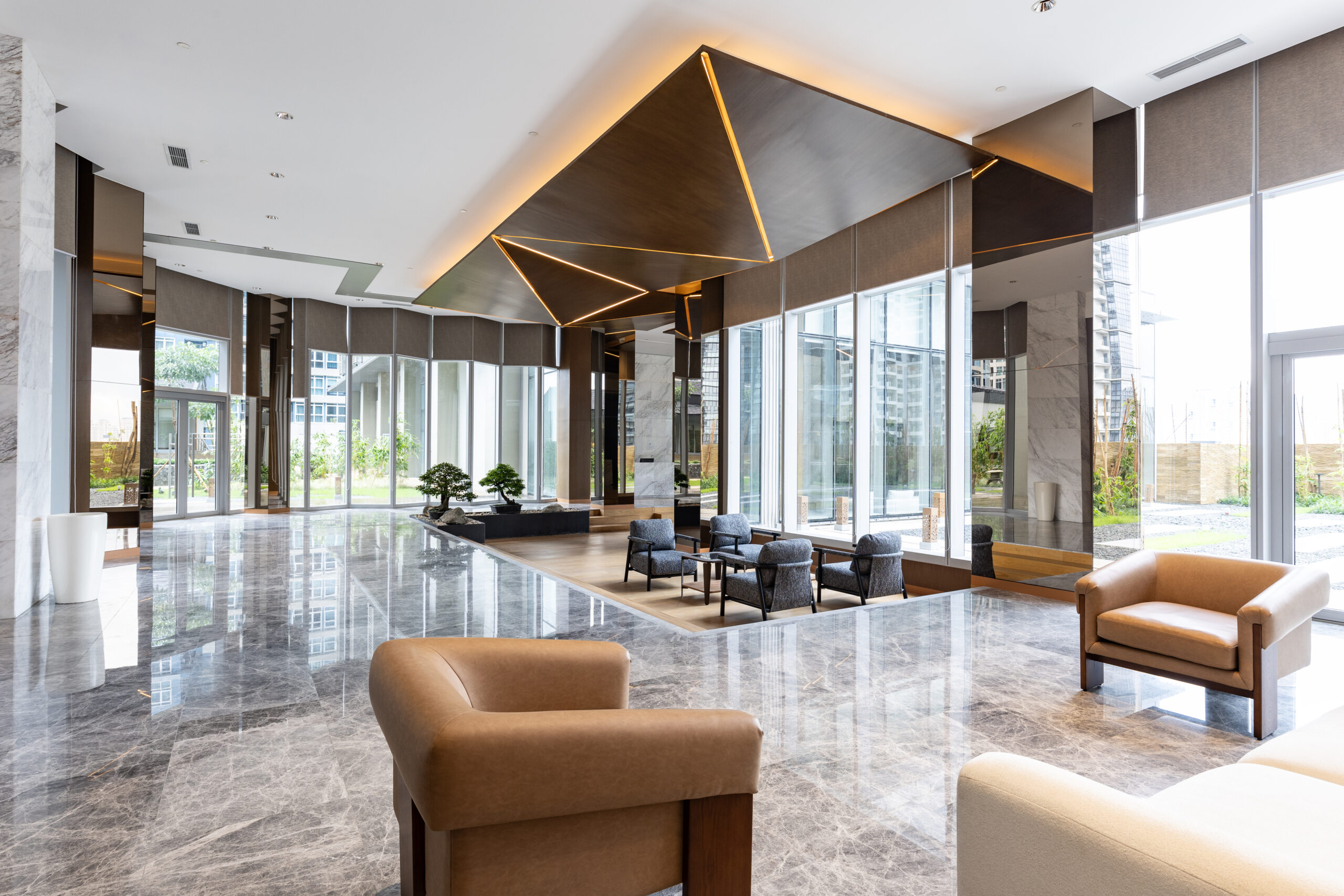 Sky Lobby at Aki Tower (Actual Photo)
