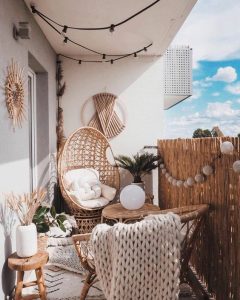 boho balcony