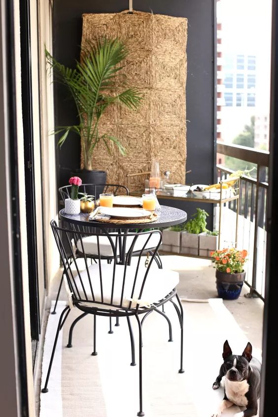 Balcony breakfast deals table