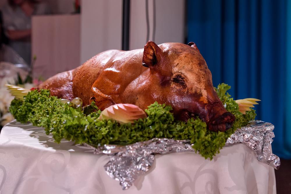 lechon christmas centerpiece