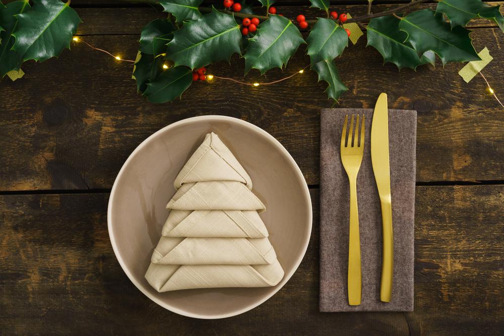 christmas tree napkin fold