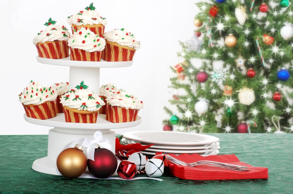 christmas cupcake