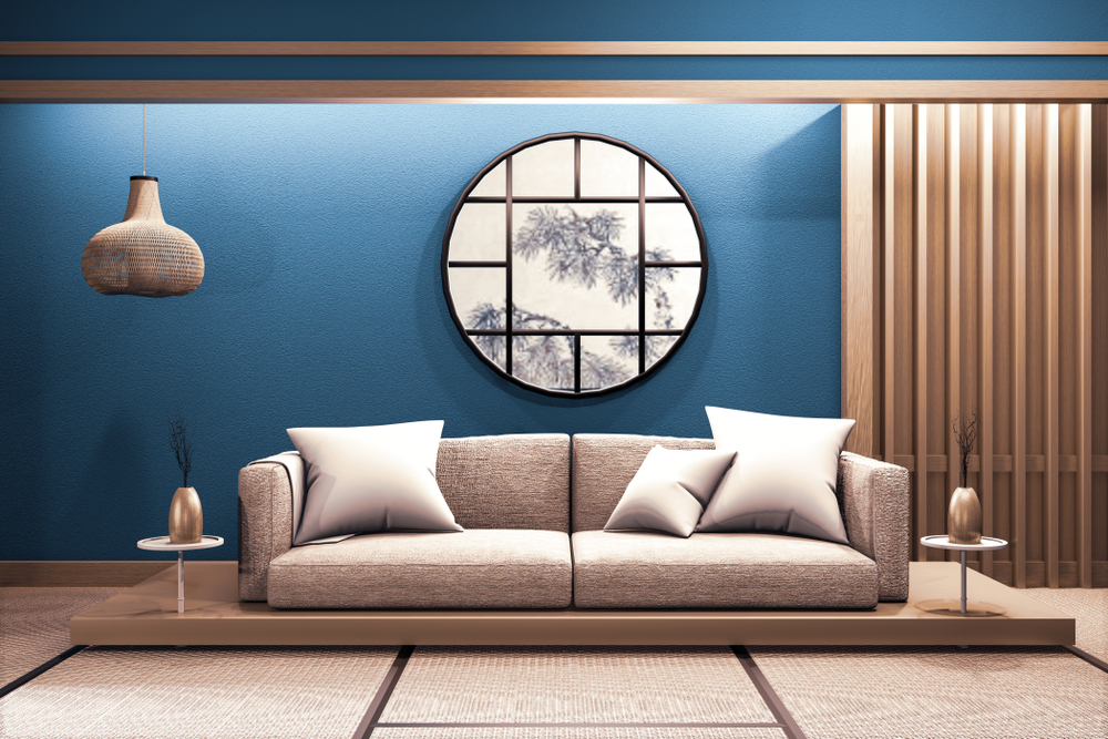 room with modern japanese interior design