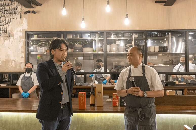 Takato Ishimoto and Chef James Antolin