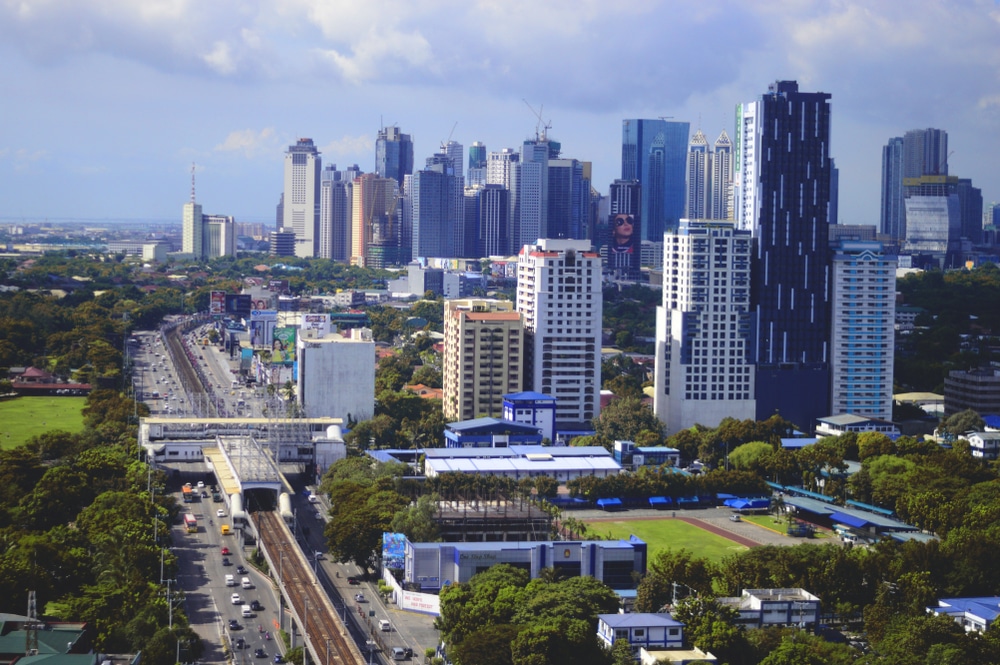 skyline of metro manila banner