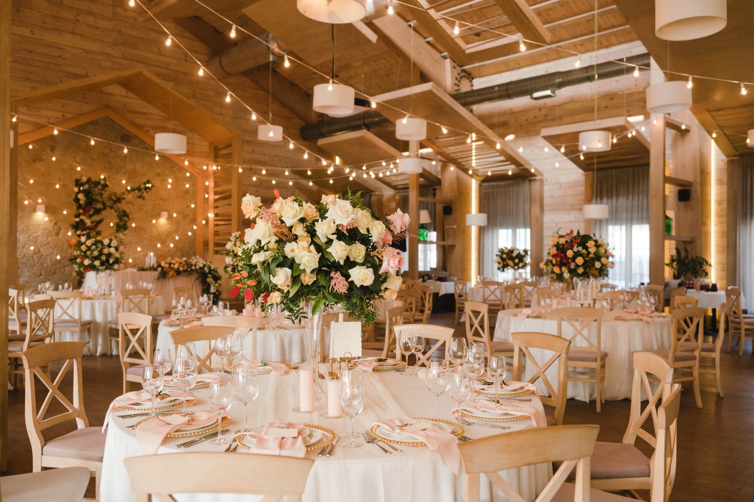 coziness and style modern event design table set