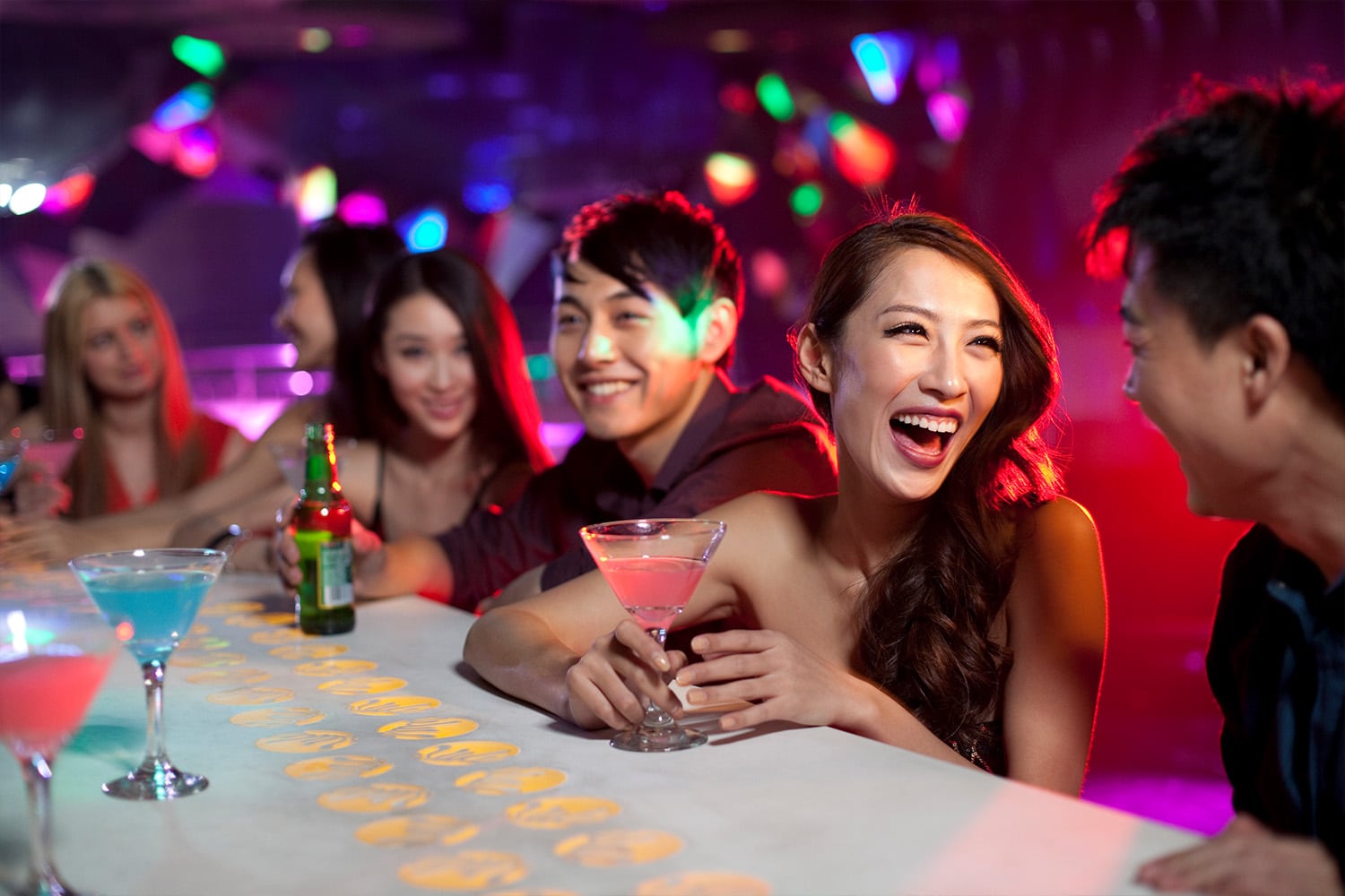 people enjoying in bar